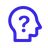 thinking head icon